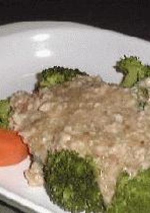 温野菜の挽肉あんかけ-レシピのメイン写真