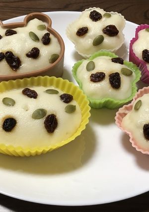 残りご飯でグルテンフリー蒸しパン-レシピのメイン写真