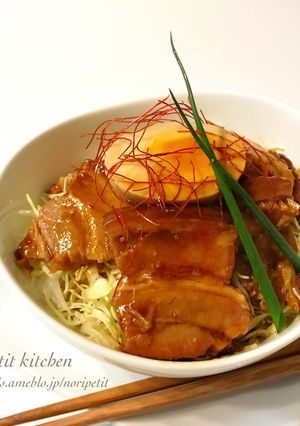 ローソンの豚の角煮de簡単♡角煮丼♡-レシピのメイン写真
