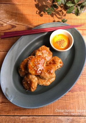 おつまみに！香り鶏ごぼうつくね-レシピのメイン写真