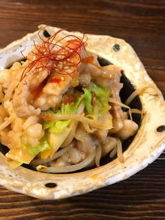 プルプル♡牛ホルモン(モツ)のピリ辛炒め-レシピのメイン写真