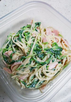 豆苗のサラダ(サラスパ)-レシピのメイン写真