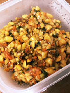 なっとうと野菜の簡単炒め。ご飯のお供。-レシピのメイン写真