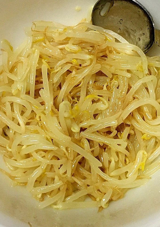 袋のままレンジ加熱♡5分でもやしのナムル-レシピのメイン写真