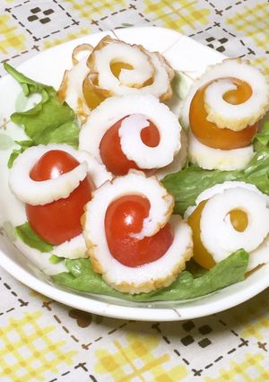くるくるプチトマト♫〜竹輪でアラベスク〜-レシピのメイン写真