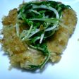 シャキシャキ水菜のせカリカリカツレツ