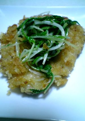 シャキシャキ水菜のせカリカリカツレツ-レシピのメイン写真