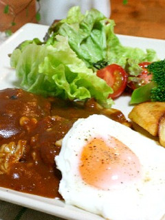 きのこの煮込みハンバーグ☆-レシピのメイン写真