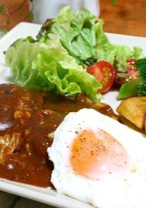 きのこの煮込みハンバーグ☆-レシピのメイン写真
