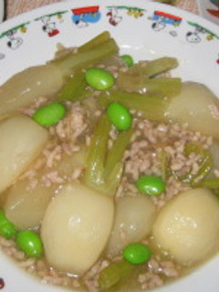カブの挽き肉あん-レシピのメイン写真