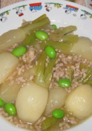 カブの挽き肉あん-レシピのメイン写真