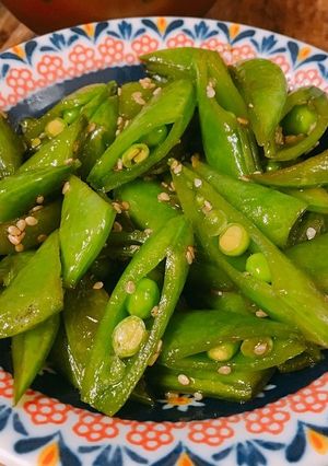 スナップえんどうのきんぴら炒め☆-レシピのメイン写真