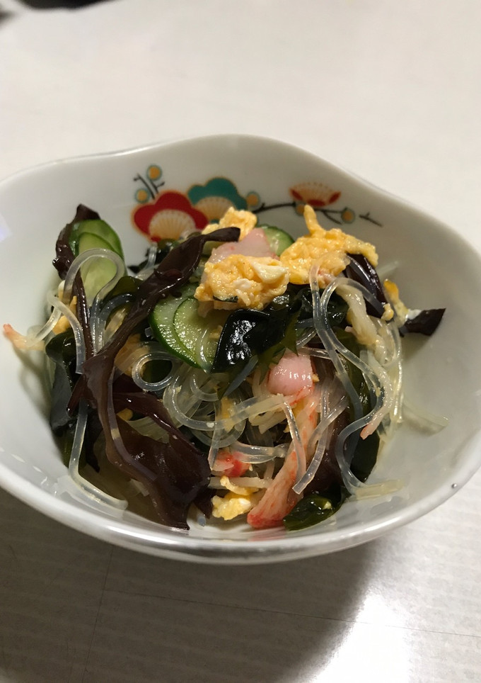生木耳の入った中華風酢の物-レシピのメイン写真