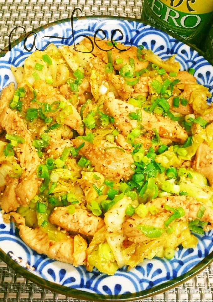 やわらかマヨ鶏とキャベツの焼肉のたれ炒め-レシピのメイン写真