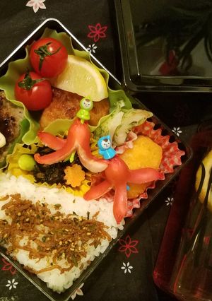 応援弁当-レシピのメイン写真