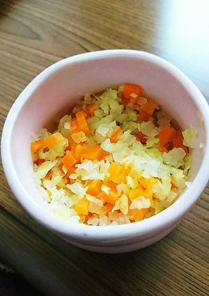 簡単、温野菜の離乳食♪-レシピのメイン写真
