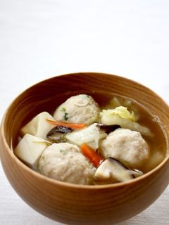 ふわトロ鶏団子で【鶏団子スープ】-レシピのメイン写真