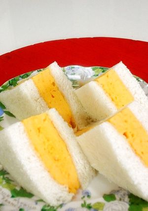 幸せ♡厚焼き玉子サンド-レシピのメイン写真