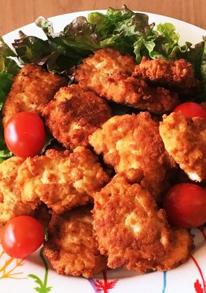 ダイエット★糖質オフ鶏むね豆腐ナゲット♡-レシピのメイン写真
