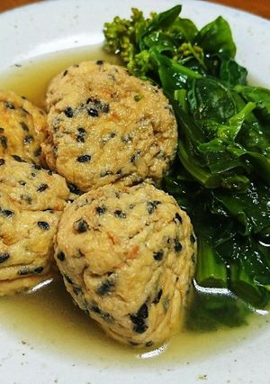 【甘くない】春☆がんもと菜の花のさっと煮-レシピのメイン写真