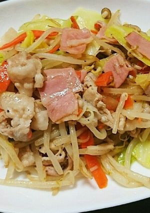 ミックスもやしで野菜炒め-レシピのメイン写真