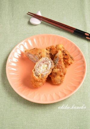 豚肉の梅チーズ揚げ（おからパウダー）-レシピのメイン写真