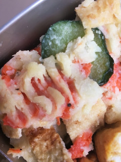 タンパク質を代用!油揚げでポテトサラダ!-レシピのメイン写真