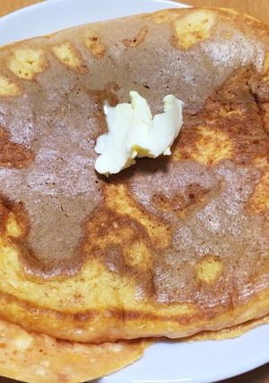 トマト缶でパンケーキ!-レシピのメイン写真
