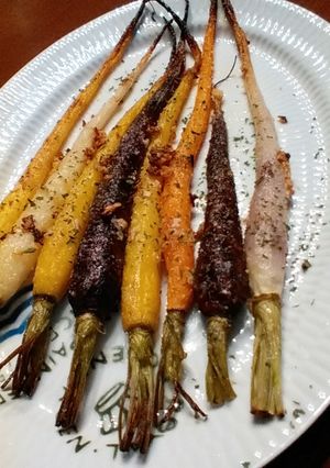 カラフル人参のガーリック&パルメザン焼き-レシピのメイン写真