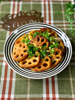 れんこんのカレー風味焼き-レシピのメイン写真
