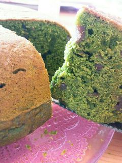 よく炊けました!炊飯器しっとり抹茶ケーキ-レシピのメイン写真