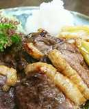 カキ醤油で作ったメンツユで簡単合鴨焼き