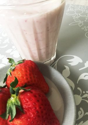 美味しい！イチゴミルク♪( ´▽｀)-レシピのメイン写真