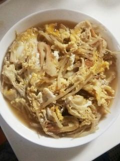 もやしとちくわの卵とじ-レシピのメイン写真