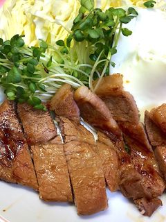簡単わさび醤油の豚肉ステーキ-レシピのメイン写真