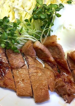 簡単わさび醤油の豚肉ステーキ-レシピのメイン写真