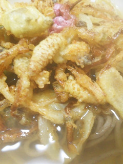 土筆入り春野菜のかき揚げ蕎麦-レシピのメイン写真
