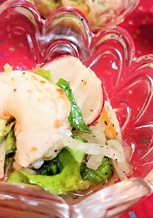 簡単★さっぱり★美味【減塩！エビマリネ】-レシピのメイン写真