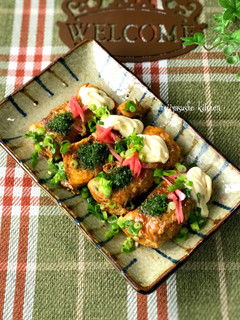 豆腐の肉巻きお好み焼き風-レシピのメイン写真