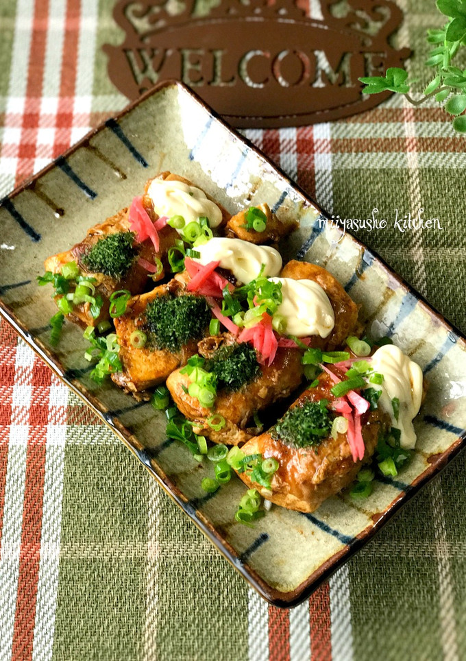 豆腐の肉巻きお好み焼き風-レシピのメイン写真