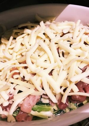 超簡単!!ほうれん草と豚肉のグラタン♡-レシピのメイン写真
