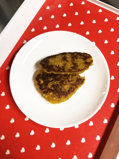 離乳食☆かぼちゃとバナナのおやきin豆腐-レシピのメイン写真