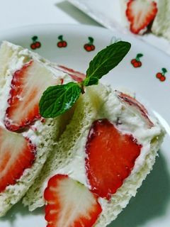 あっさりクリーム!いちごサンド-レシピのメイン写真