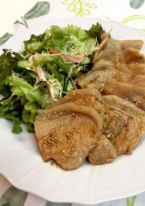 簡単☆豚ロース生姜焼き-レシピのメイン写真