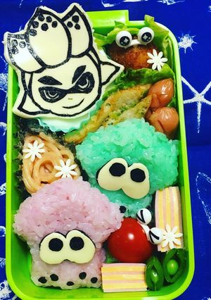 キャラ弁☆スプラトゥーン弁当-レシピのメイン写真