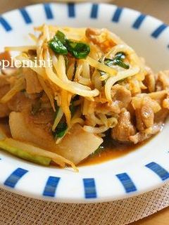 節約♪ご飯が進む肉ニラもやし炒め-レシピのメイン写真