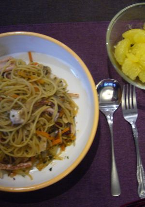 パスタの素を使ったペペロンチーノ-レシピのメイン写真
