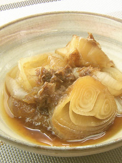 新タマネギの直がつお煮-レシピのメイン写真