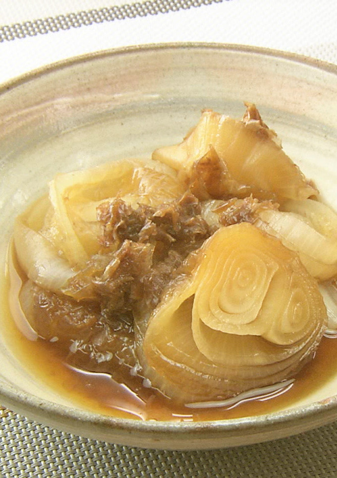 新タマネギの直がつお煮-レシピのメイン写真