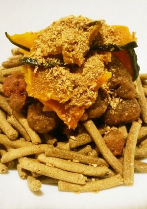 犬ご飯　馬×かぼちゃ-レシピのメイン写真